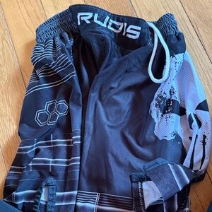 Rudis Black Athletic Men's Shorts